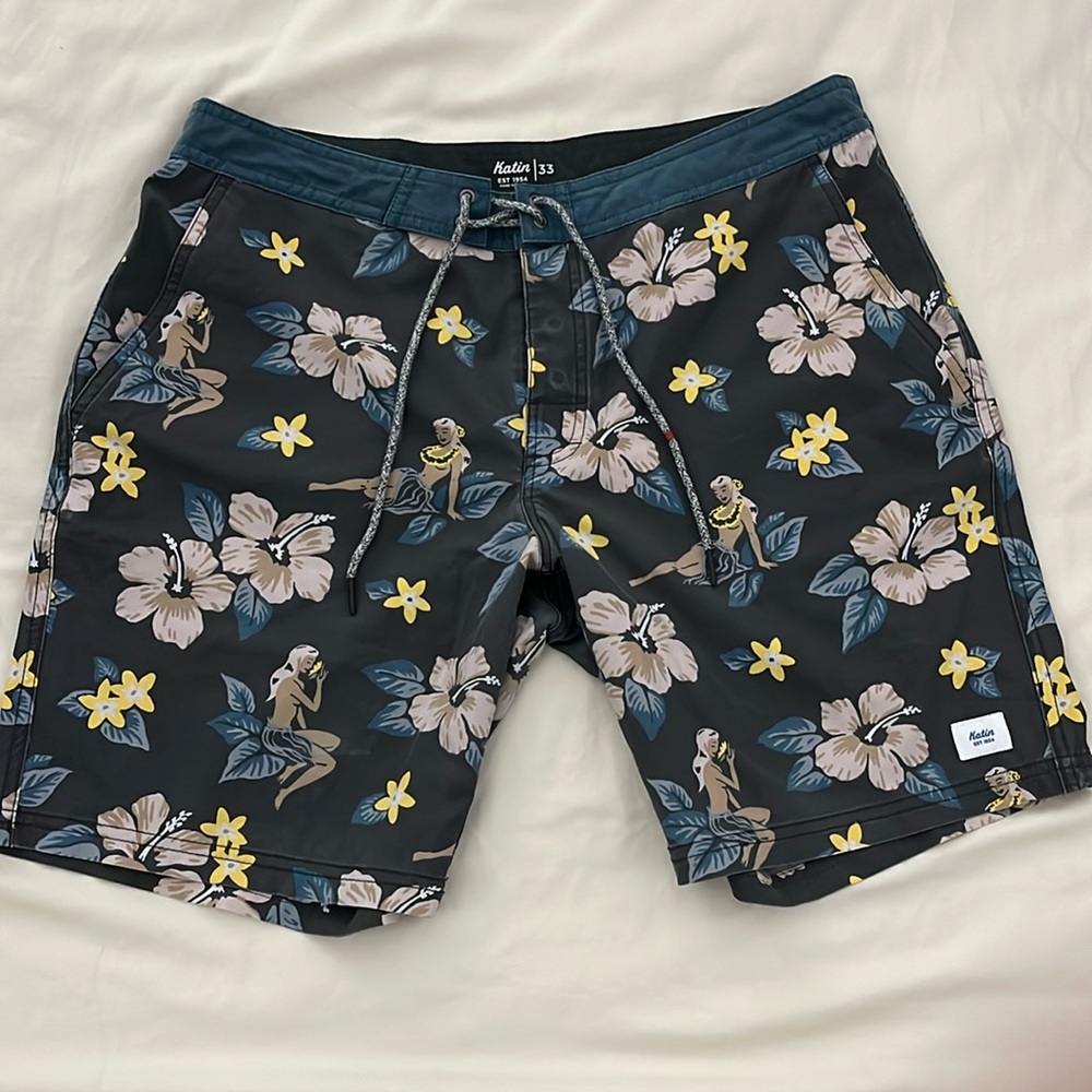 Katin Men’s Board Shorts - 7inch - 33 waist